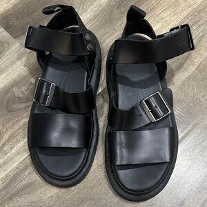 Dr. Martens Black Strap Sandals